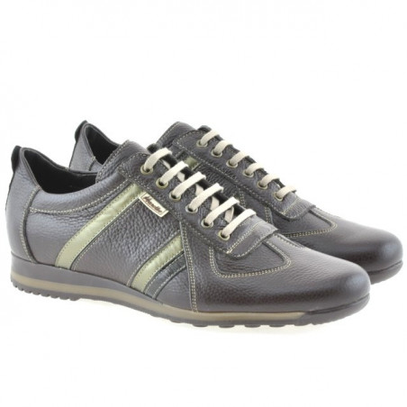Herren-Sneaker 711 Kaffee