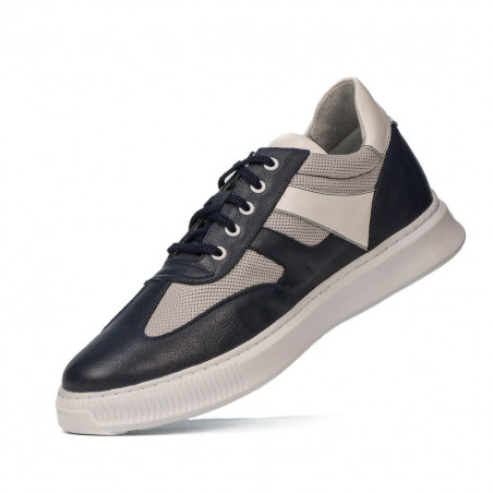 Herrensportschuhe 928 Indigo kombiniert