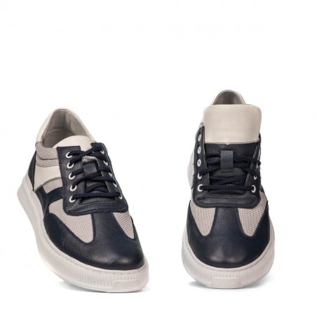 Herrensportschuhe 928 Indigo kombiniert