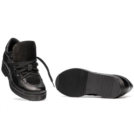 Damen Freizeitschuhe 6026 schwarz kombiniert