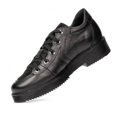 Damen Freizeitschuhe 6026 schwarz kombiniert