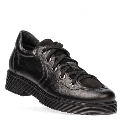 Damen Freizeitschuhe 6026 schwarz kombiniert