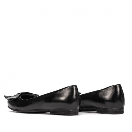 Damen-Ballerinas 6033 Schwarz kombiniert
