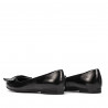 Damen-Ballerinas 6033 Schwarz kombiniert