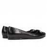 Damen-Ballerinas 6033 Schwarz kombiniert