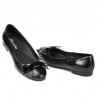 Damen-Ballerinas 6033 Schwarz kombiniert