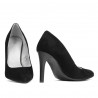 Elegante Damenschuhe 1276 Schwarz Antilope