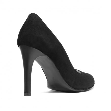 Elegante Damenschuhe 1276 Schwarz Antilope