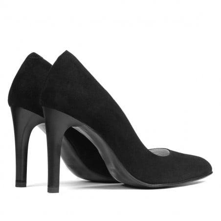 Elegante Damenschuhe 1276 Schwarz Antilope
