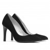 Elegante Damenschuhe 1276 Schwarz Antilope