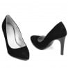 Elegante Damenschuhe 1276 Schwarz Antilope