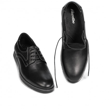 Lässige Schuhe 929 in Schwarz kombiniert