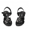 Damensandalen 1284 schwarz