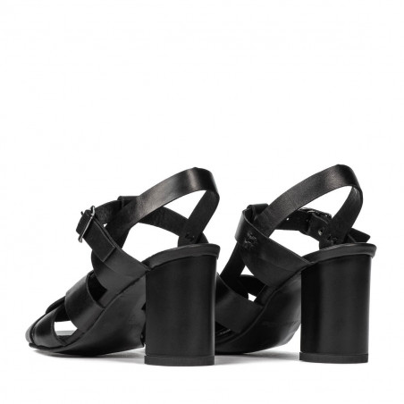 Damensandalen 1284 schwarz