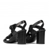 Damensandalen 1284 schwarz