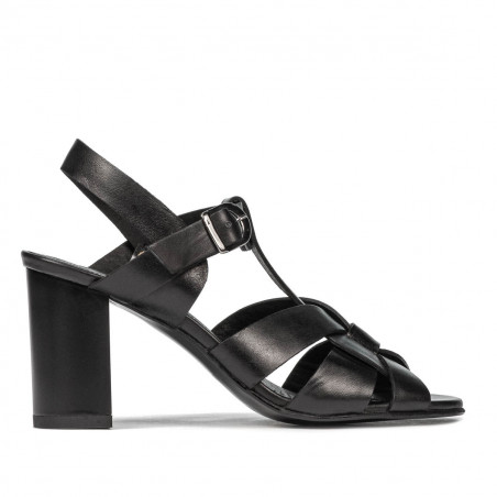 Damensandalen 1284 schwarz