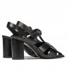 Damensandalen 1284 schwarz