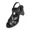 Damensandalen 1284 schwarz