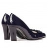 Elegante Damenschuhe 1245 Lack Indigo