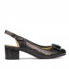 Damensandalen 5013 schwarz