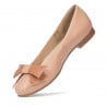 Damen Ballerinas 6033 Nude Kombiniert
