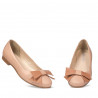 Damen Ballerinas 6033 Nude Kombiniert