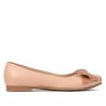 Damen Ballerinas 6033 Nude Kombiniert