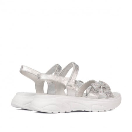 Kindersandalen 538 perlweiß (silbern)