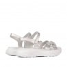 Kindersandalen 538 perlweiß (silbern)