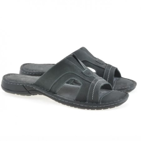 Herren Sandalen 303 Tuxon Schwarz