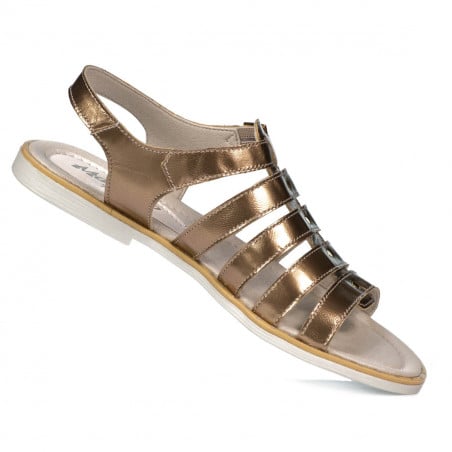 Damensandalen 5077 kupferfarben