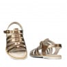 Damensandalen 5077 kupferfarben