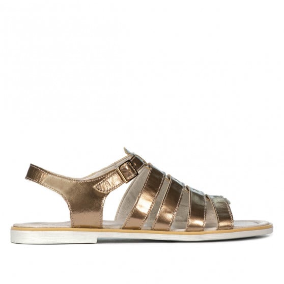 Damensandalen 5077 kupferfarben Damensandalen 5077 kupferfarben