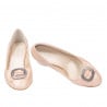 Elegante Damenschuhe 1274 Perlmutt Puder