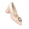 Elegante Damenschuhe 1274 Perlmutt Puder