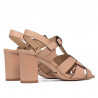 Damensandalen 1284 Nude