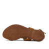 Damen Sandalen 5073 Kamel Velours
