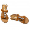 Damen Sandalen 5073 Kamel Velours