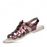 Damen Sandalen 5077 Perlmutt Lila