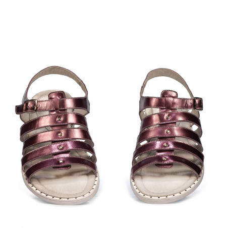 Damen Sandalen 5077 Perlmutt Lila