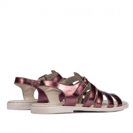 Damen Sandalen 5077 Perlmutt Lila