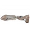 Elegante Damenschuhe 1283 Cappuccino