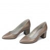 Elegante Damenschuhe 1283 Cappuccino
