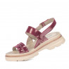 Damensandalen 5075 Perlmutt Lila
