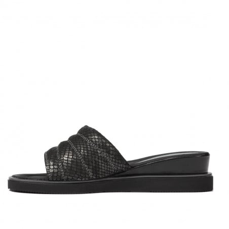 Damensandalen 5074 Schwarzer Python