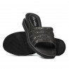 Damensandalen 5074 Schwarzer Python
