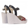 Damensandalen 5080 kombiniert indigo
