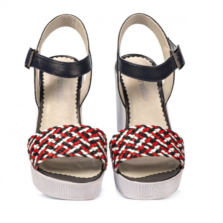 Damensandalen 5080 kombiniert indigo