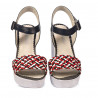 Damensandalen 5080 kombiniert indigo