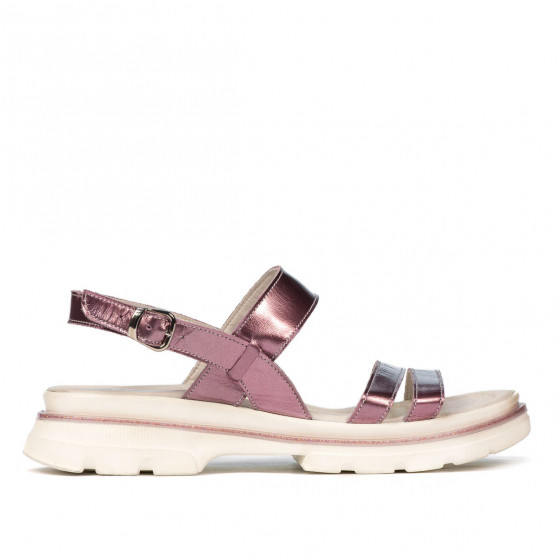 Damensandalen 5075-1 Perlmuttviolett Damensandalen 5075-1 Perlmuttviolett